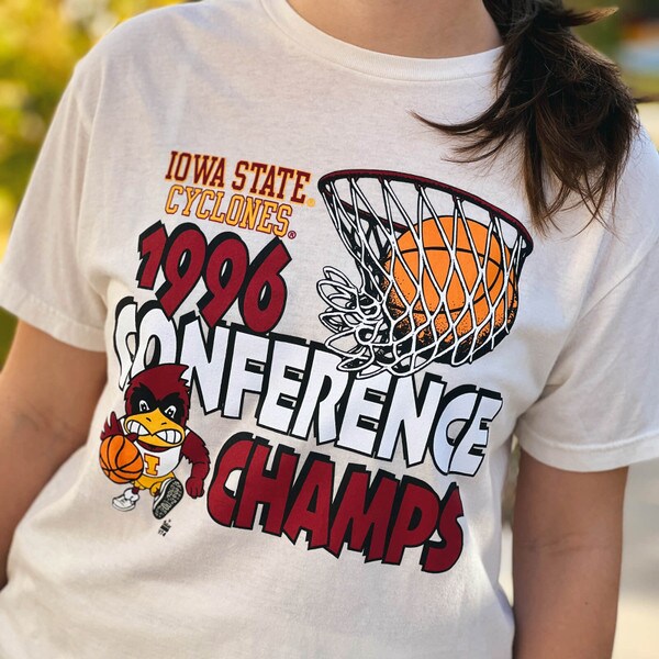 Retro Brand Basketball Cy 1996 Conference Ivory T-Shirt
